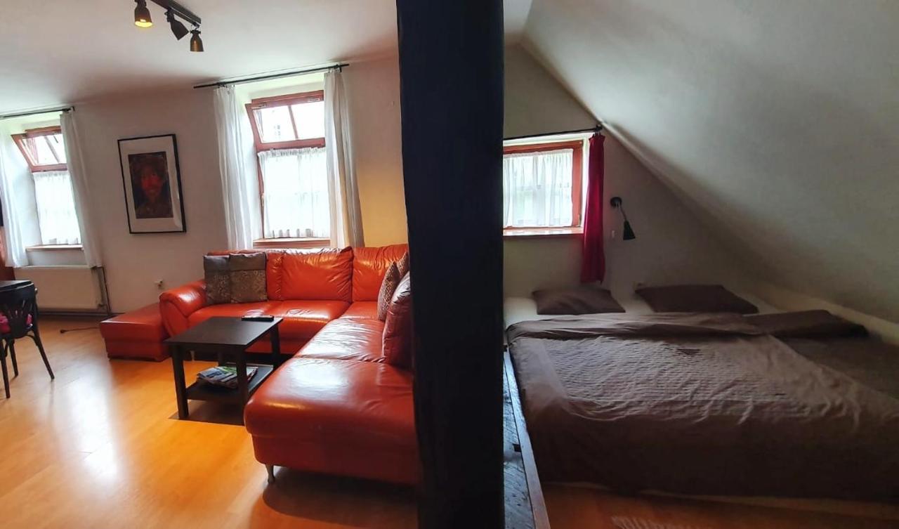 Apartmá v Rodném domě Vincenze Priessnitze v centru lázní Jeseník Extérieur photo